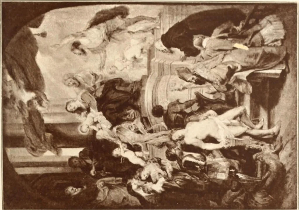 An illustration from Illustrated catalogue of the fourth series of 100 paintings by old masters of the Dutch, Flemish, Italian, French, and English schools : being a portion of the Sedelmeyer Gallery, which contains about 1500 pictures by ancient and modern artists, 1897, leaf 47