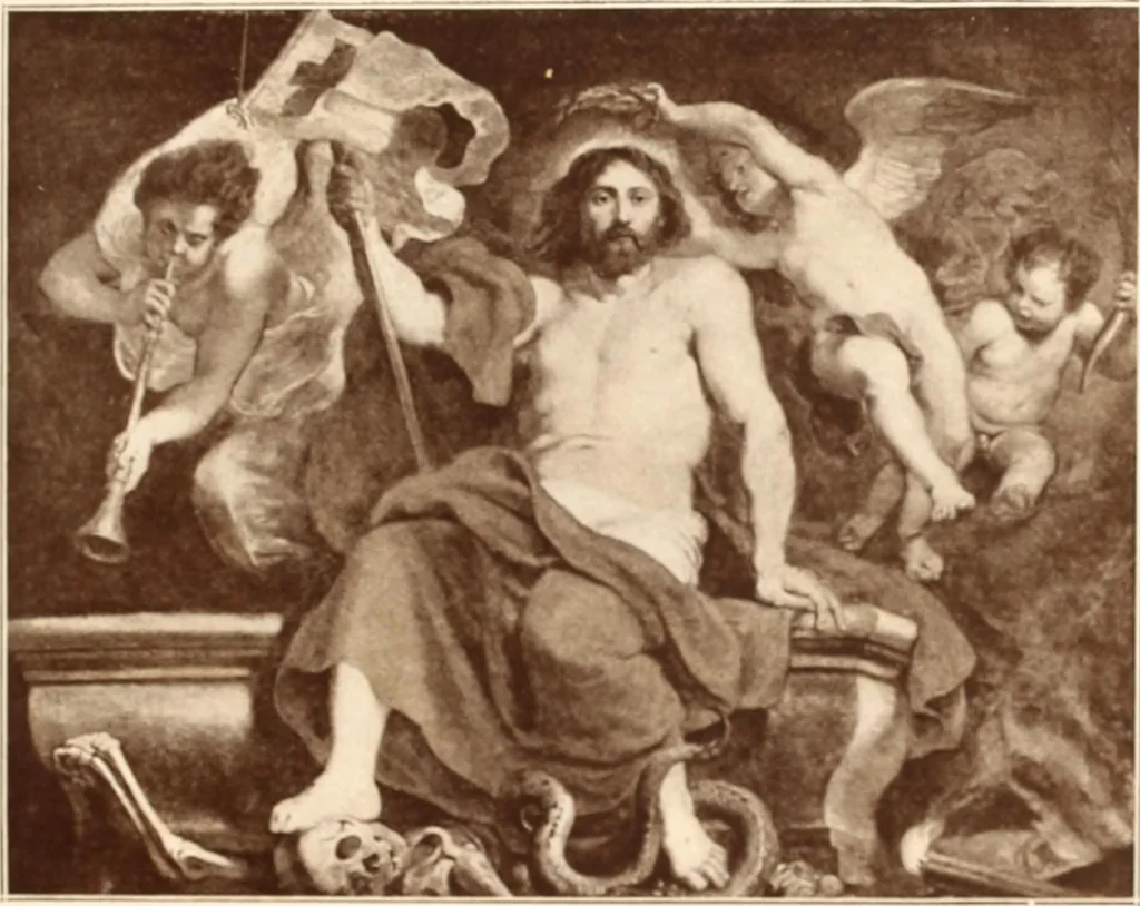 An illustration from Illustrated catalogue of the fourth series of 100 paintings by old masters of the Dutch, Flemish, Italian, French, and English schools : being a portion of the Sedelmeyer Gallery, which contains about 1500 pictures by ancient and modern artists, 1897, leaf 47