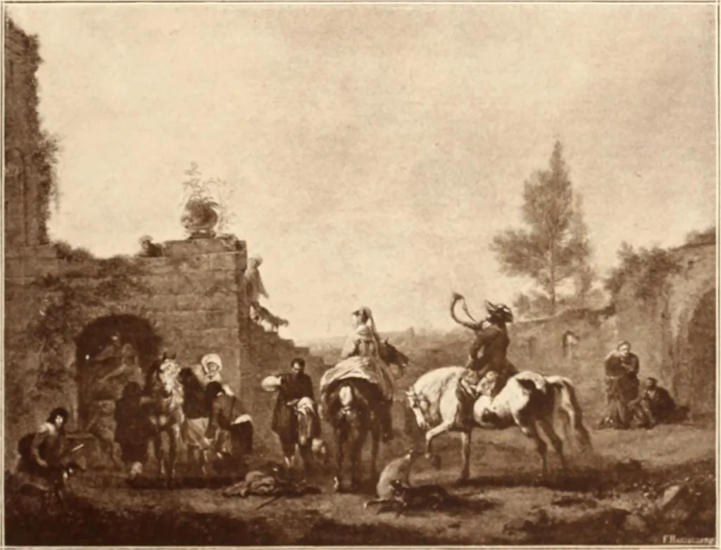 An illustration from Illustrated catalogue of the fourth series of 100 paintings by old masters of the Dutch, Flemish, Italian, French, and English schools : being a portion of the Sedelmeyer Gallery, which contains about 1500 pictures by ancient and modern artists, 1897, leaf 69
