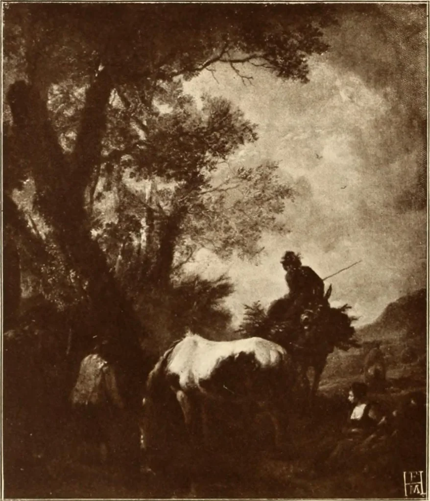 An illustration from Illustrated catalogue of the fourth series of 100 paintings by old masters of the Dutch, Flemish, Italian, French, and English schools : being a portion of the Sedelmeyer Gallery, which contains about 1500 pictures by ancient and modern artists, 1897, leaf 70