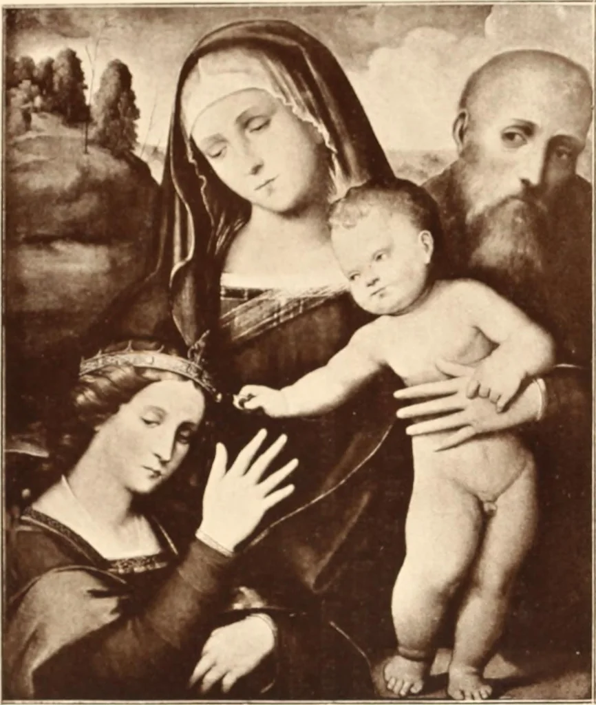 An illustration from Illustrated catalogue of the fourth series of 100 paintings by old masters of the Dutch, Flemish, Italian, French, and English schools : being a portion of the Sedelmeyer Gallery, which contains about 1500 pictures by ancient and modern artists, 1897, leaf 73
