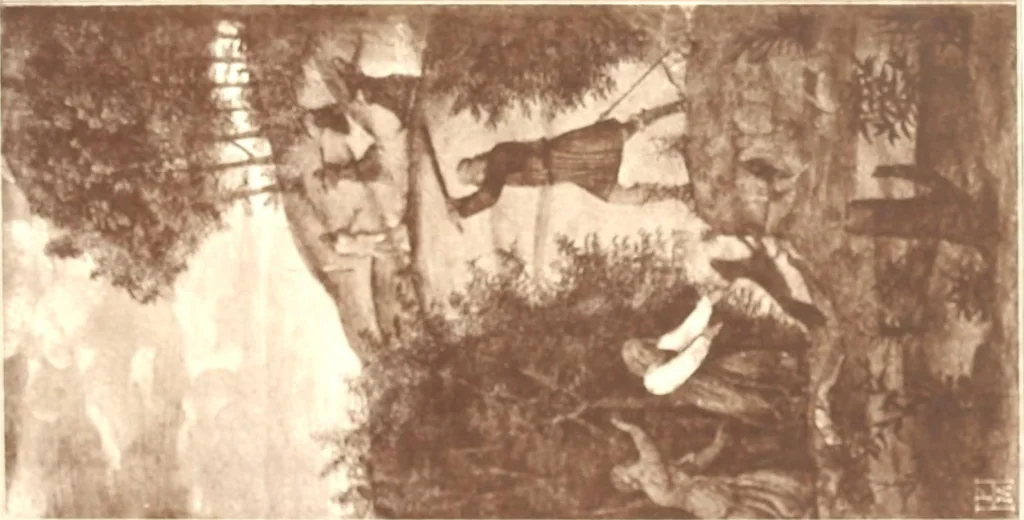 An illustration from Illustrated catalogue of the fourth series of 100 paintings by old masters of the Dutch, Flemish, Italian, French, and English schools : being a portion of the Sedelmeyer Gallery, which contains about 1500 pictures by ancient and modern artists, 1897, leaf 77
