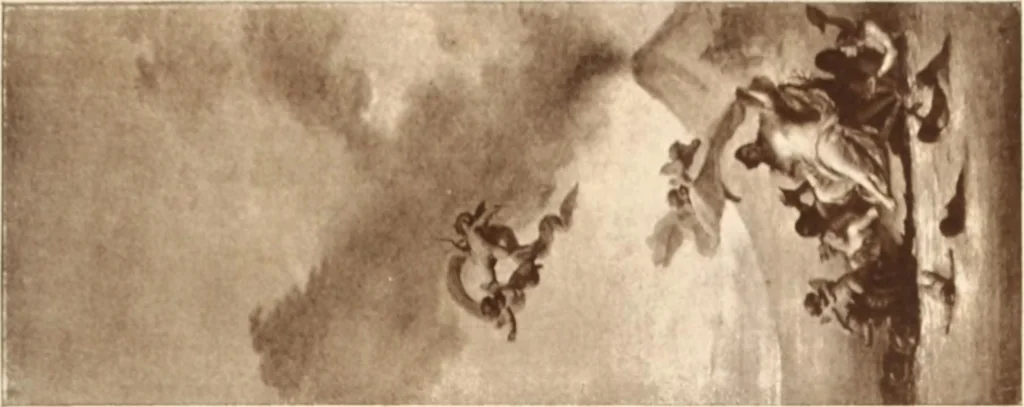 An illustration from Illustrated catalogue of the fourth series of 100 paintings by old masters of the Dutch, Flemish, Italian, French, and English schools : being a portion of the Sedelmeyer Gallery, which contains about 1500 pictures by ancient and modern artists, 1897, leaf 93