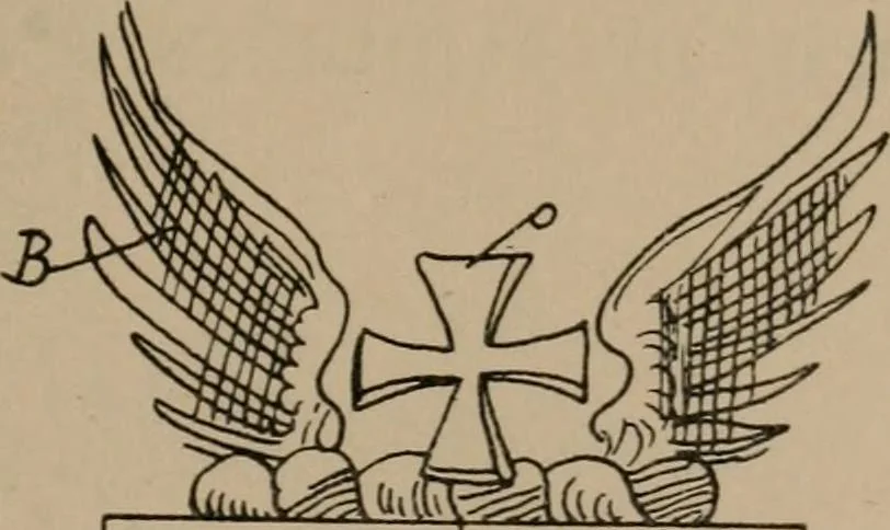 An illustration from The four visitations of Berkshire made and taken by Thomas Benolte, Clarnceuc, anno 1532; by William Harvey, Clarnceux, anno 1566; by Henry Chiting, Chester herald, and John Philipott, Rouge dragon, for William Camden, Clarenceux, anno 1623; and by Elias Ashmole, Windsor herald, for Sir Edward Bysshe, Clarenceux, anno 1665-66, 1907, leaf 207