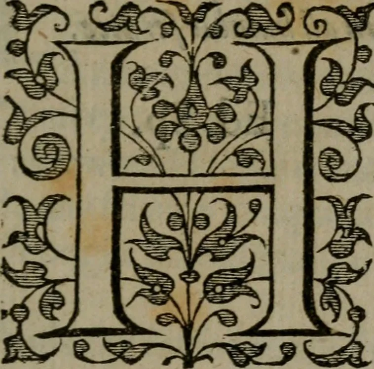 An illustration from Fovvre hymnes, made by Edm. Spenser, 1596, leaf 12