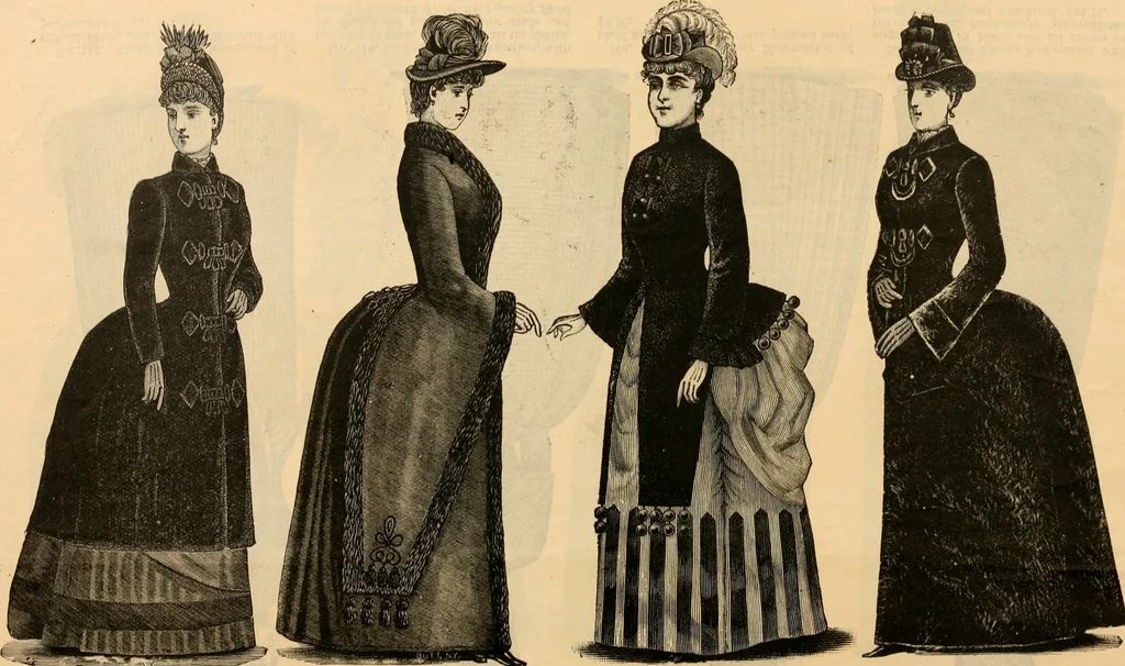 An illustration from Fox and Kelly's fashion catalogue illustrated : fall and winter 1888-9., 1888, leaf 11