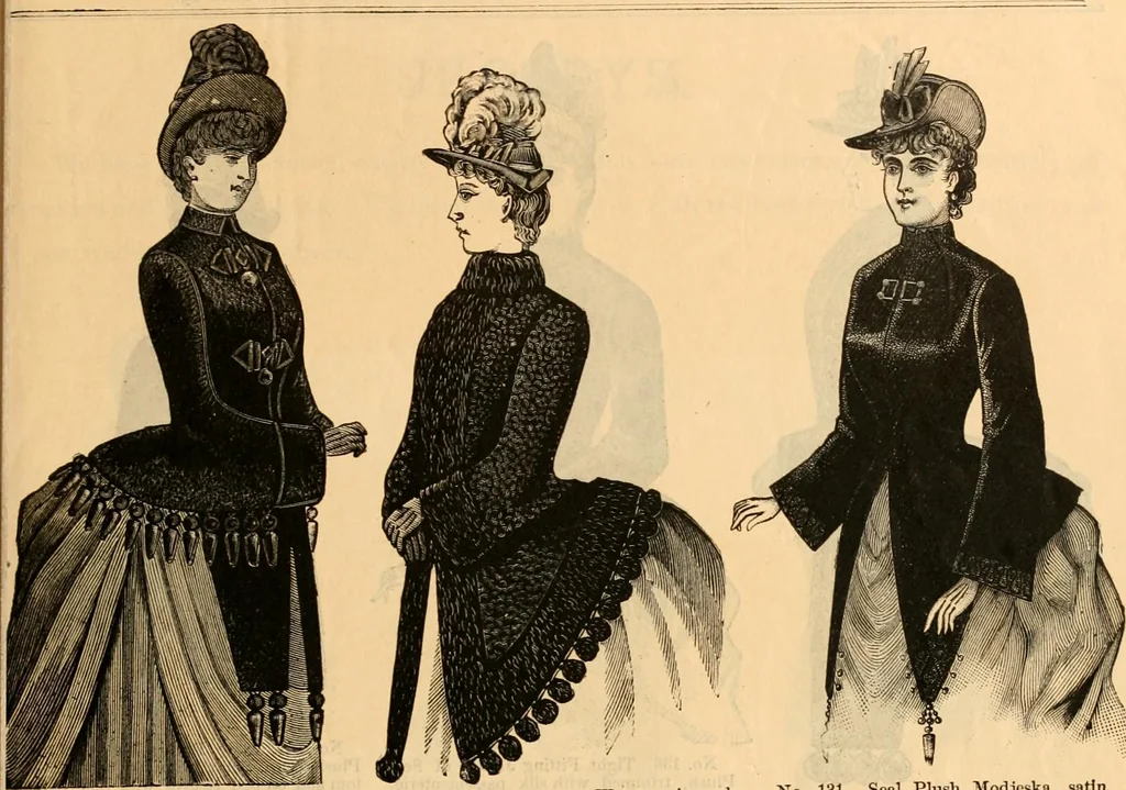 An illustration from Fox and Kelly's fashion catalogue illustrated : fall and winter 1888-9., 1888, leaf 12