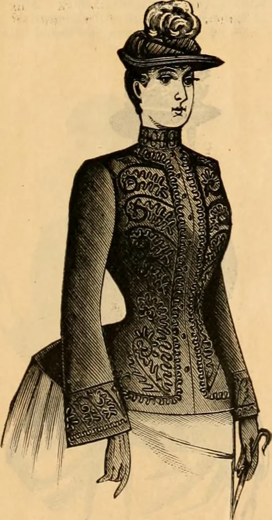 An illustration from Fox and Kelly's fashion catalogue illustrated : fall and winter 1888-9., 1888, leaf 12