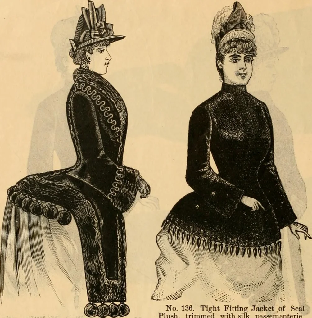 An illustration from Fox and Kelly's fashion catalogue illustrated : fall and winter 1888-9., 1888, leaf 13
