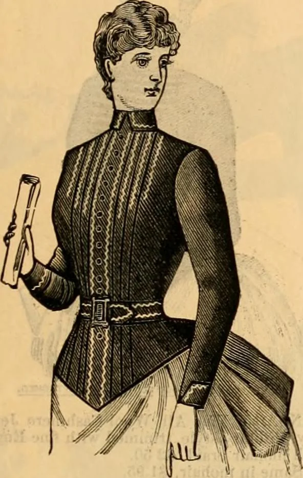 An illustration from Fox and Kelly's fashion catalogue illustrated : fall and winter 1888-9., 1888, leaf 14
