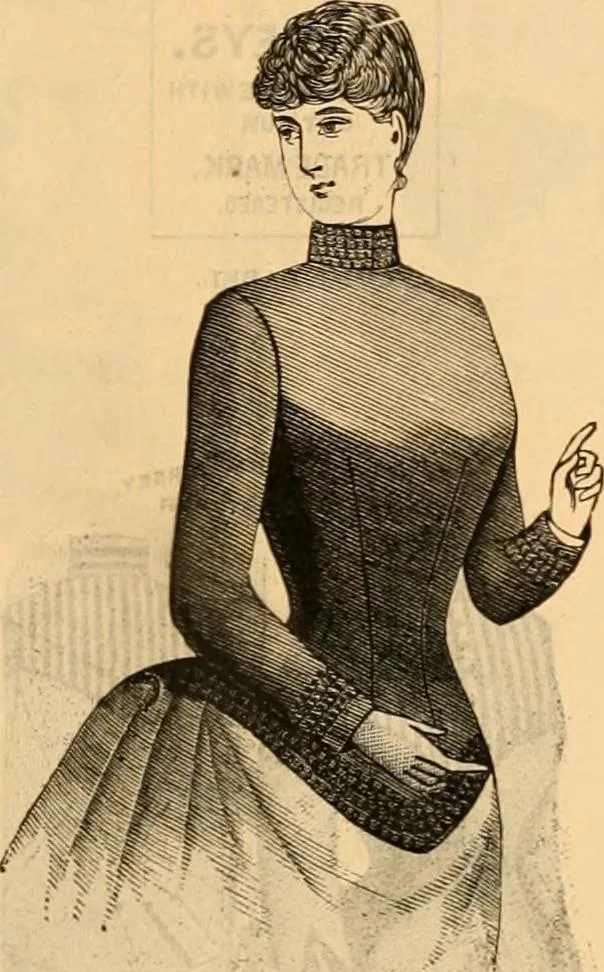 An illustration from Fox and Kelly's fashion catalogue illustrated : fall and winter 1888-9., 1888, leaf 14