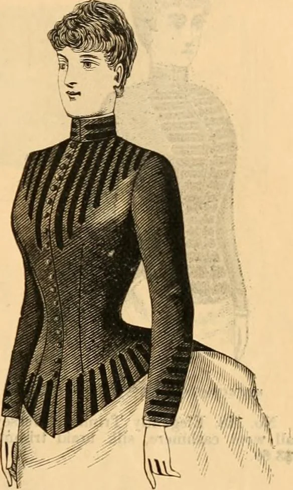 An illustration from Fox and Kelly's fashion catalogue illustrated : fall and winter 1888-9., 1888, leaf 14