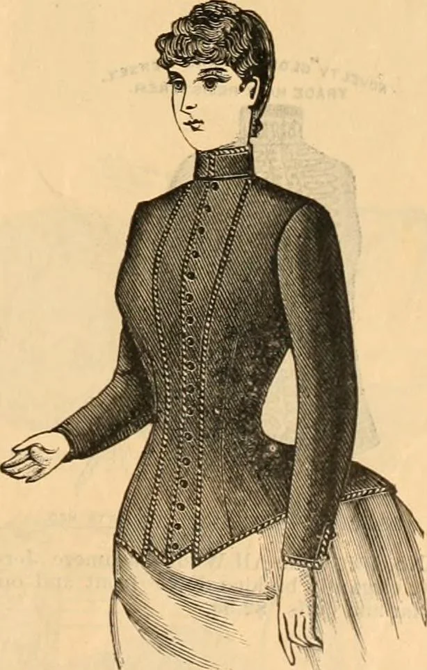 An illustration from Fox and Kelly's fashion catalogue illustrated : fall and winter 1888-9., 1888, leaf 14
