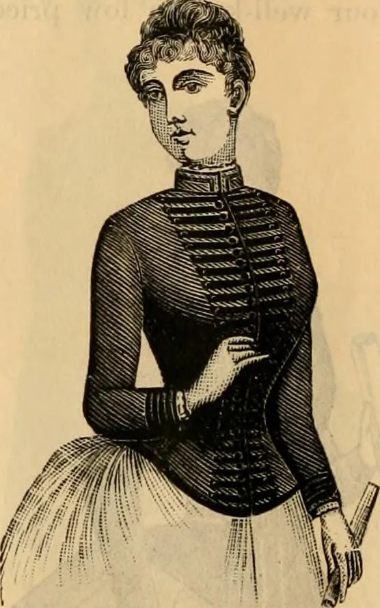 An illustration from Fox and Kelly's fashion catalogue illustrated : fall and winter 1888-9., 1888, leaf 15