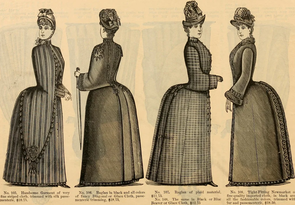 An illustration from Fox and Kelly's fashion catalogue illustrated : fall and winter 1888-9., 1888, leaf 7