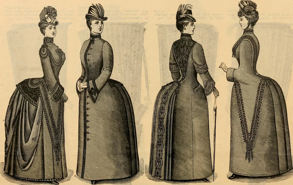An illustration from Fox and Kelly's fashion catalogue illustrated : fall and winter 1888-9., 1888, leaf 9