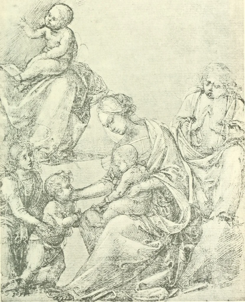 An illustration from Fra Bartolommeo und die Florentiner Renaissance, 1922, leaf 342
