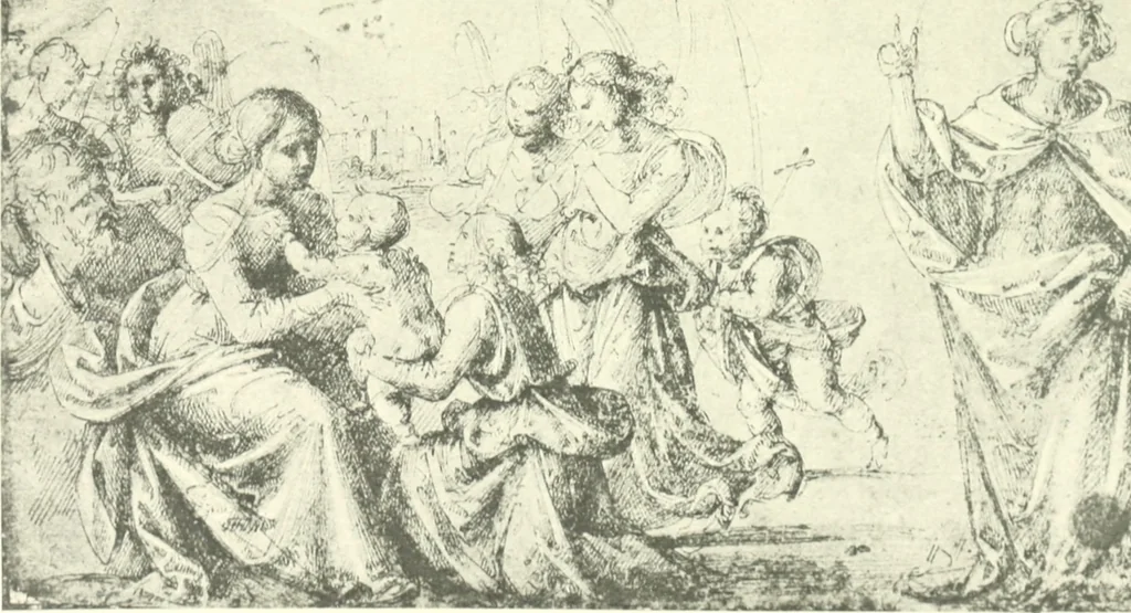 An illustration from Fra Bartolommeo und die Florentiner Renaissance, 1922, leaf 386