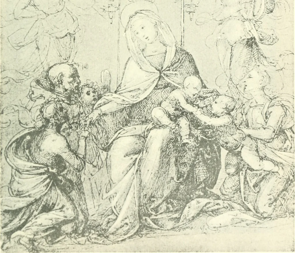 An illustration from Fra Bartolommeo und die Florentiner Renaissance, 1922, leaf 392