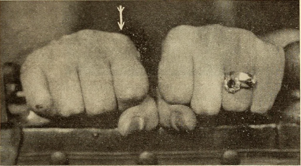 An illustration from Fractures and dislocations, diagnosis and treatment, 1915, leaf 332