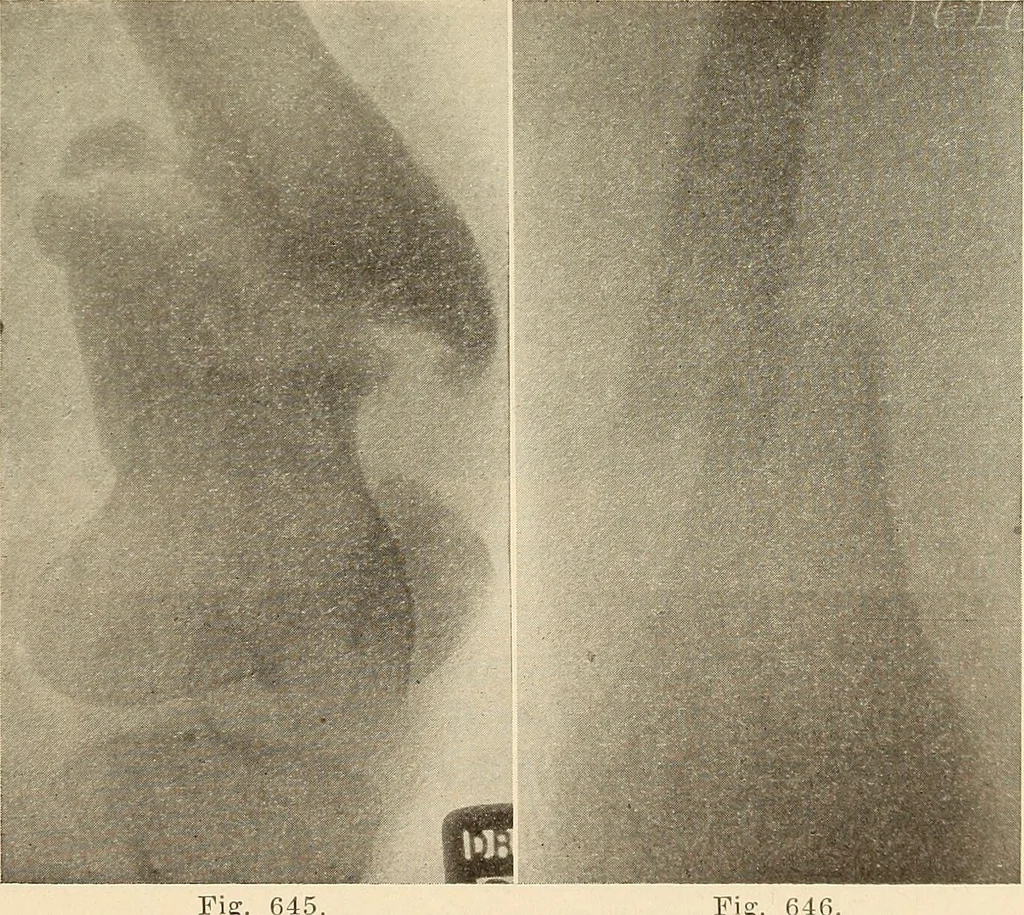 An illustration from Fractures and dislocations, diagnosis and treatment, 1915, leaf 608