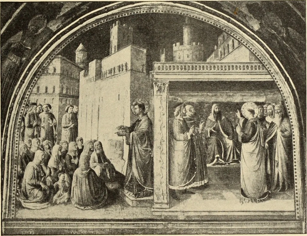 An illustration from Fra Giovanni Angelico da Fiesole : sein Leben und seine Werke, 1895, leaf 110