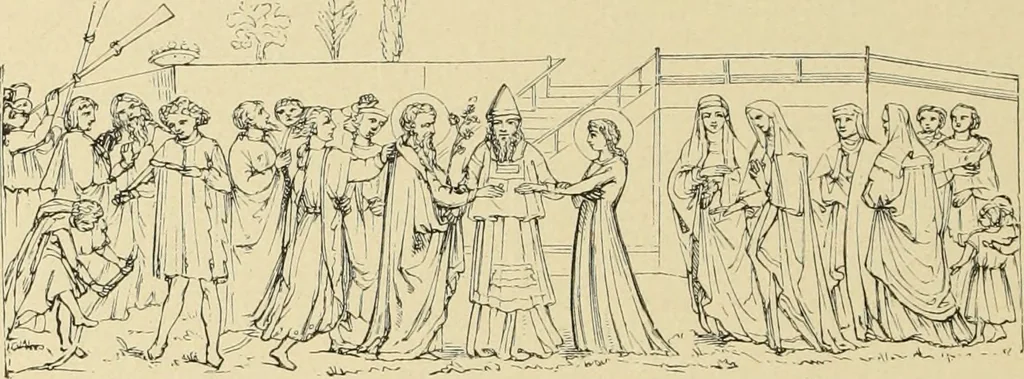 An illustration from Fra Giovanni Angelico da Fiesole : sein Leben und seine Werke, 1895, leaf 99