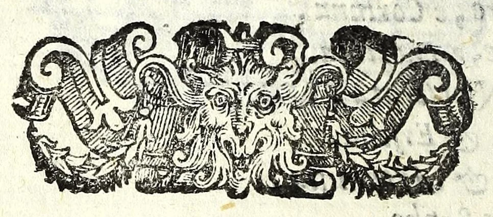 An illustration from Fragmenti di alcune scritture della signora Isabella Andreini, comica gelosa, & academica intenta, 1625, leaf 12