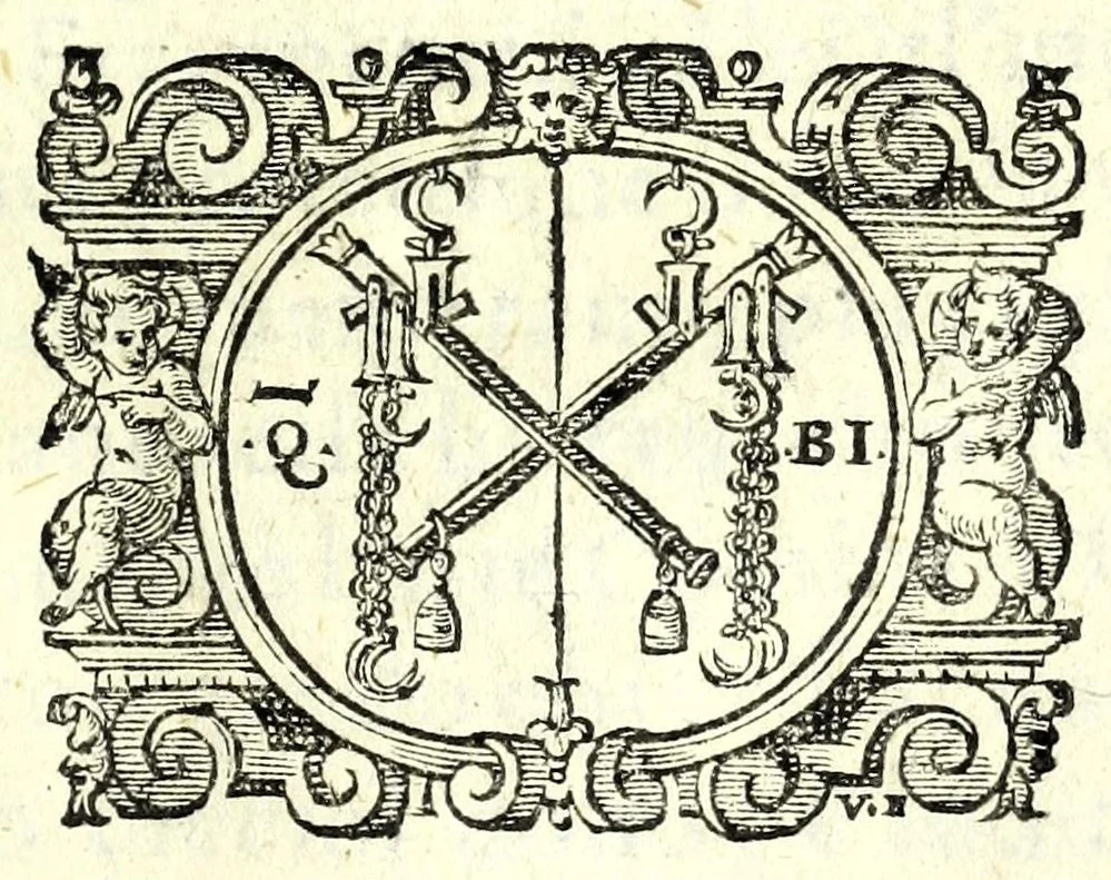 An illustration from Fragmenti di alcune scritture della signora Isabella Andreini, comica gelosa, & academica intenta, 1625, leaf 5