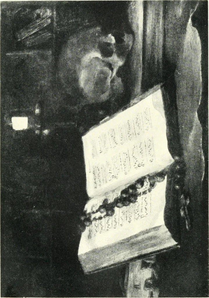 An illustration from Fragrance among old volumes; essays and idylls of a book lover, 1910, leaf 59