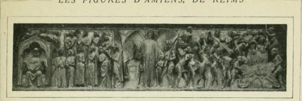 An illustration from France, 1911, leaf 100