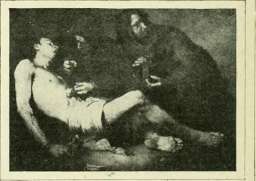 An illustration from France, 1911, leaf 421