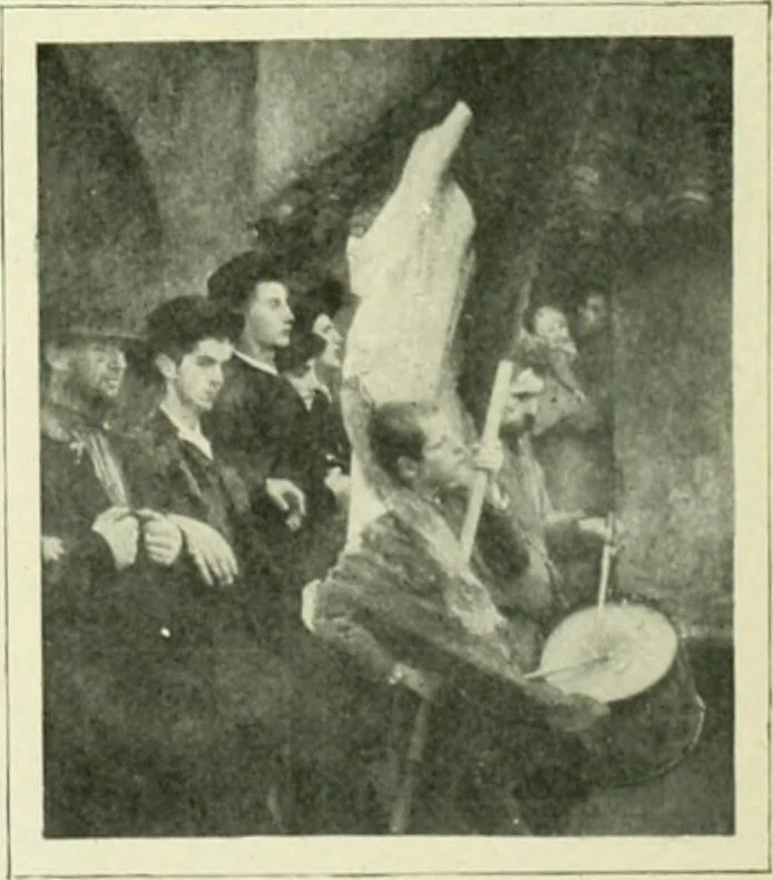 An illustration from France, 1911, leaf 455