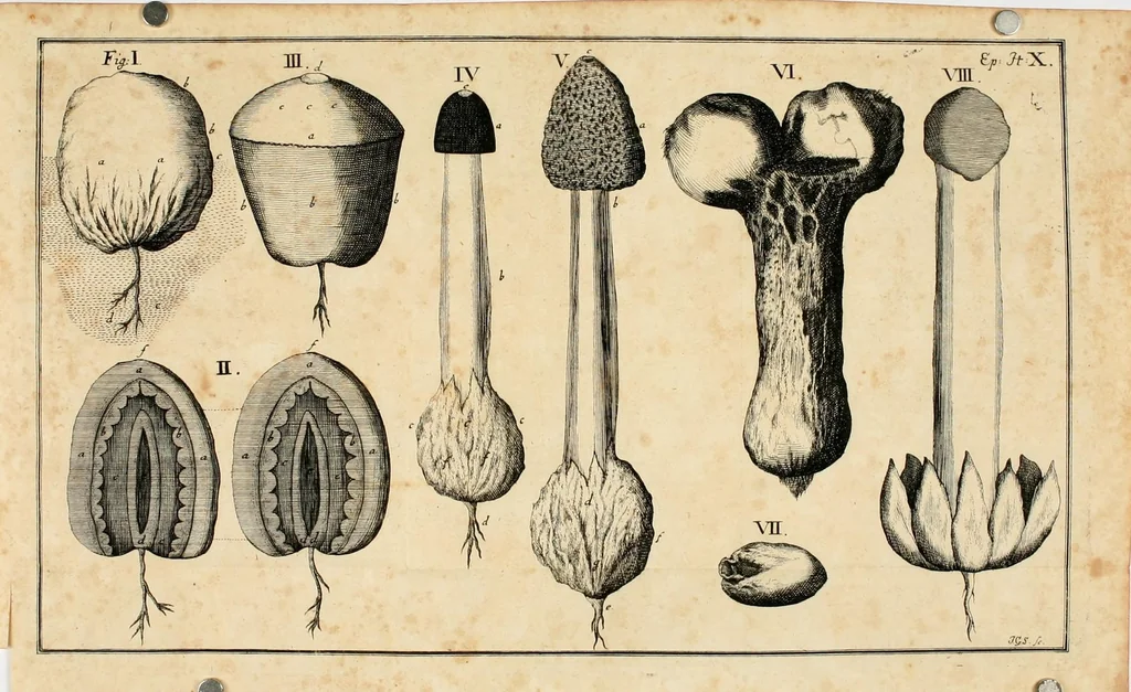 An illustration from Franc. Ern. Bruckmanni, med. doct. acad. caesar. nat. cur. et soc., reg. Pruss. Scient. Colleg. et practic. Wolffenb. Epistola itineraria I-[XII] .., 1728, leaf 106