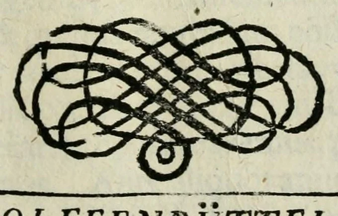 An illustration from Franc. Ern. Bruckmanni, med. doct. acad. caesar. nat. cur. et soc., reg. Pruss. Scient. Colleg. et practic. Wolffenb. Epistola itineraria I-[XII] .., 1728, leaf 67