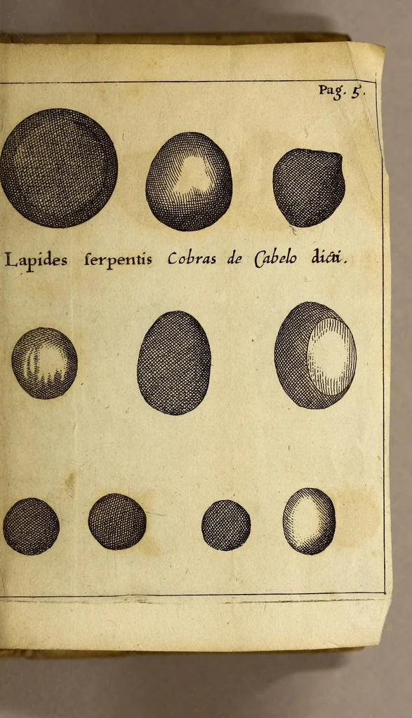An illustration from Francesci Redi, nobilis Aretini, Experimenta circa res diversas naturales, speciatim illas, quae ex Indiis adfernatur. : Ex Italico Latinate donata, 1675, leaf 13