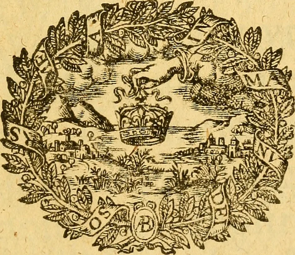An illustration from Franc et libre discovrs, : ov, advis avx depvtez des trois Estats, pour la Reformation d'iceux., 1614, leaf 2