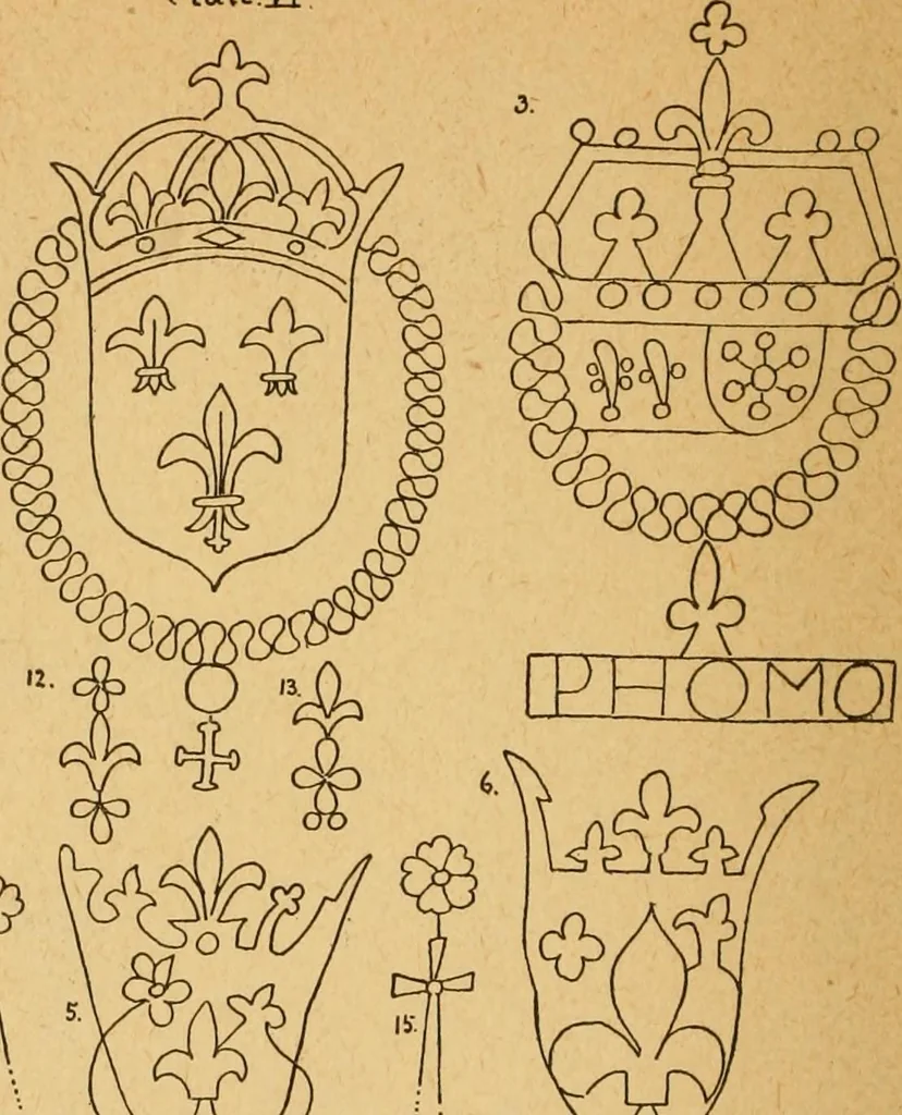 An illustration from Francis Bacon and his secret society. An attempt to collect and unite the lost links of a long and strong chain, 1891, leaf 384