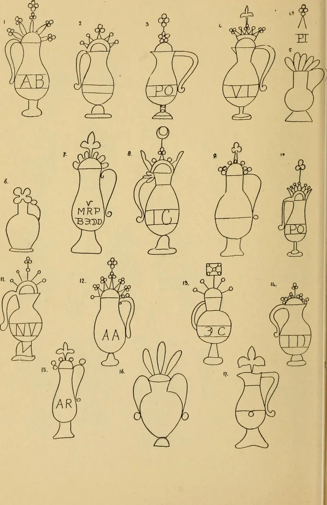 An illustration from Francis Bacon and his secret society. An attempt to collect and unite the lost links of a long and strong chain, 1891, leaf 394
