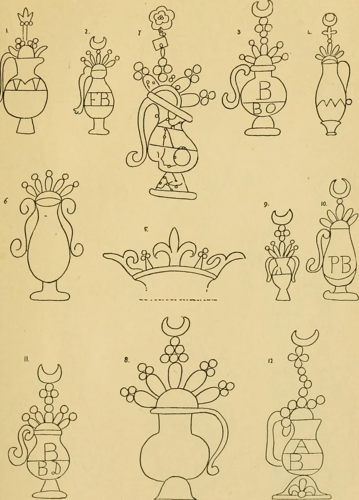 An illustration from Francis Bacon and his secret society. An attempt to collect and unite the lost links of a long and strong chain, 1891, leaf 397