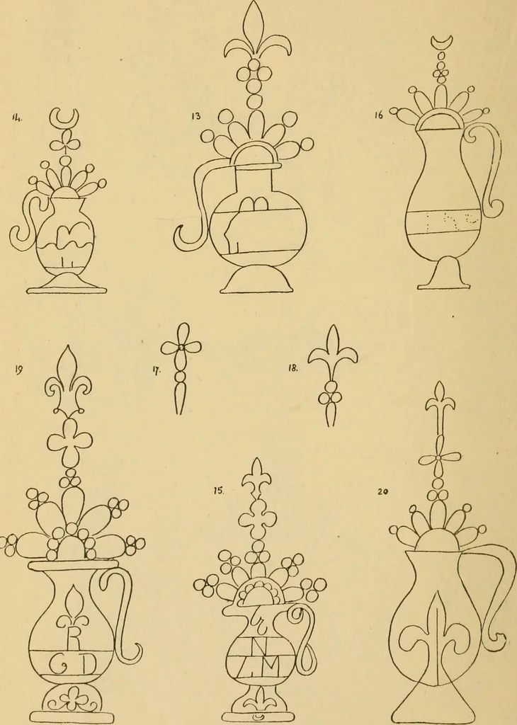 An illustration from Francis Bacon and his secret society. An attempt to collect and unite the lost links of a long and strong chain, 1891, leaf 398