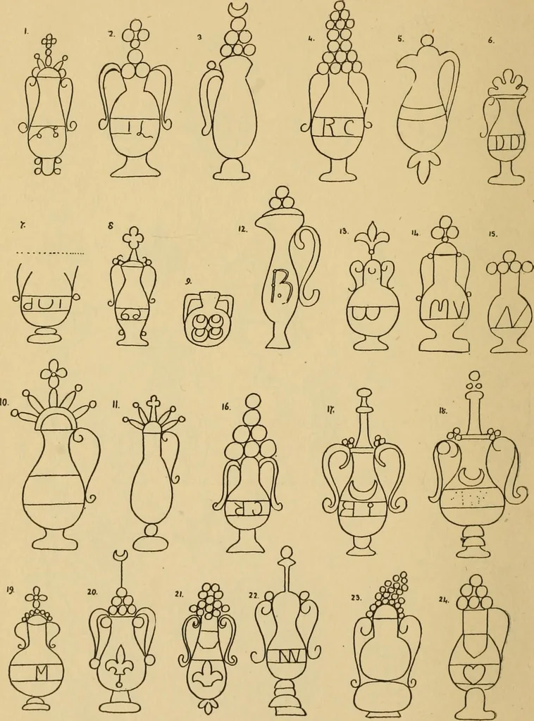 An illustration from Francis Bacon and his secret society. An attempt to collect and unite the lost links of a long and strong chain, 1891, leaf 400
