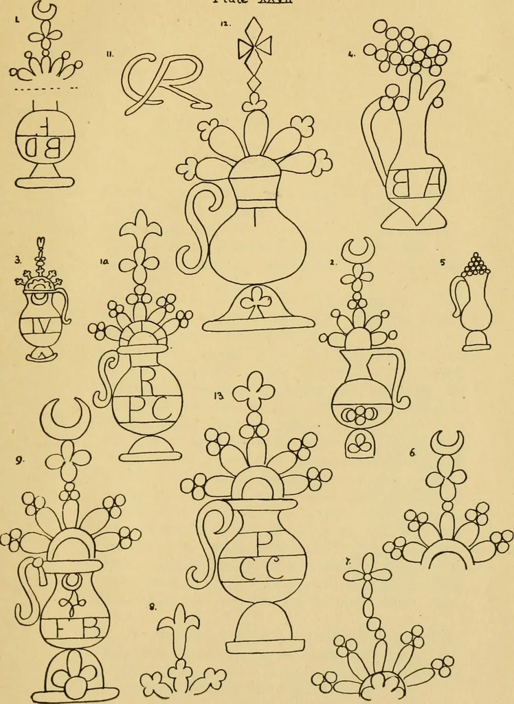 An illustration from Francis Bacon and his secret society. An attempt to collect and unite the lost links of a long and strong chain, 1891, leaf 405