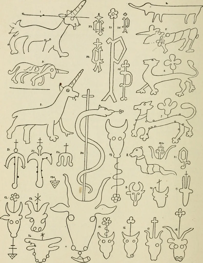 An illustration from Francis Bacon and his secret society. An attempt to collect and unite the lost links of a long and strong chain, 1891, leaf 378