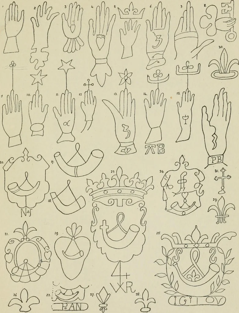 An illustration from Francis Bacon and his secret society. An attempt to collect and unite the lost links of a long and strong chain, 1891, leaf 379