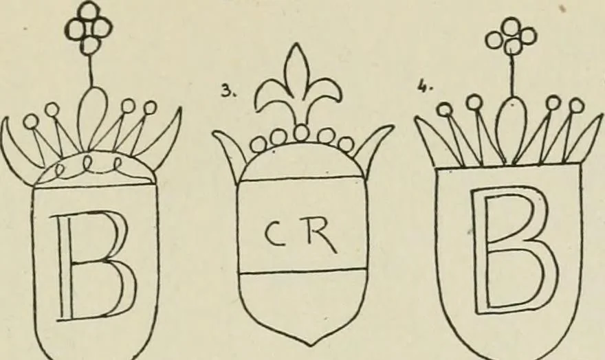 An illustration from Francis Bacon and his secret society. An attempt to collect and unite the lost links of a long and strong chain, 1891, leaf 381
