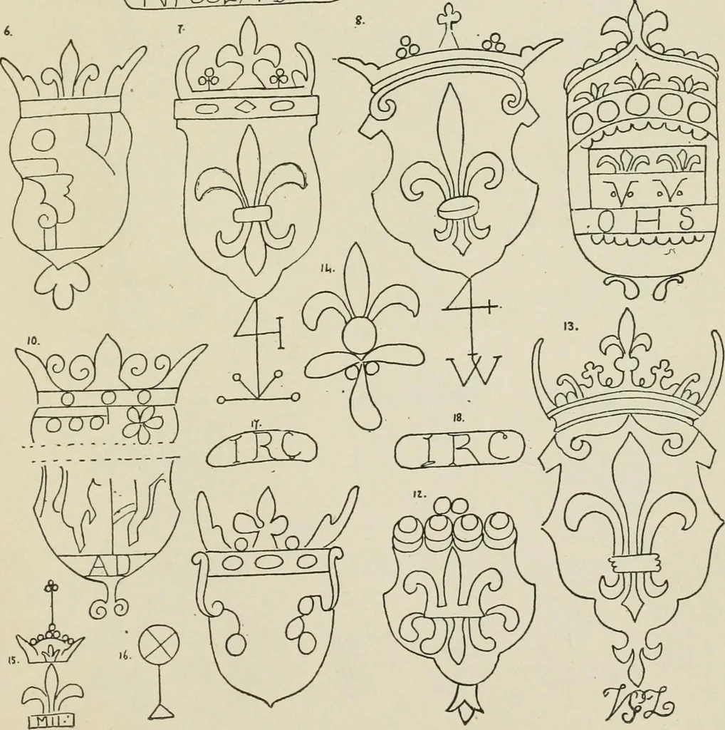 An illustration from Francis Bacon and his secret society. An attempt to collect and unite the lost links of a long and strong chain, 1891, leaf 381
