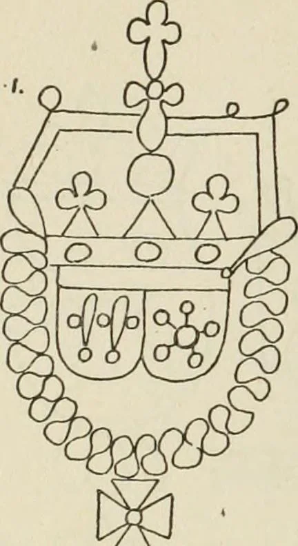An illustration from Francis Bacon and his secret society. An attempt to collect and unite the lost links of a long and strong chain, 1891, leaf 382