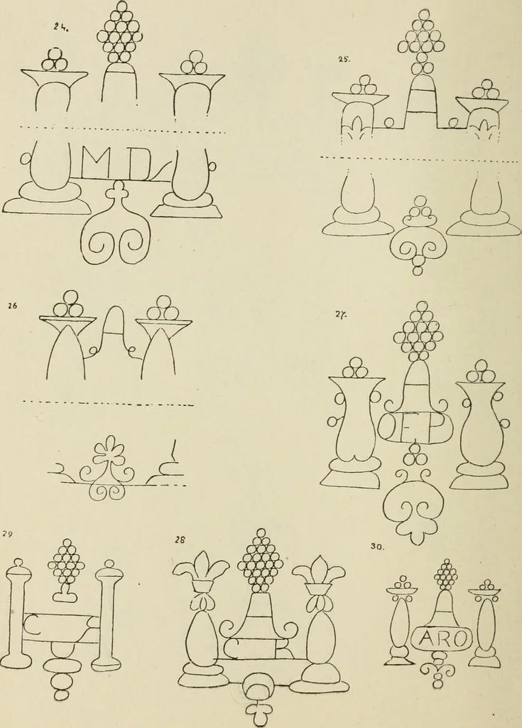 An illustration from Francis Bacon and his secret society. An attempt to collect and unite the lost links of a long and strong chain, 1891, leaf 386