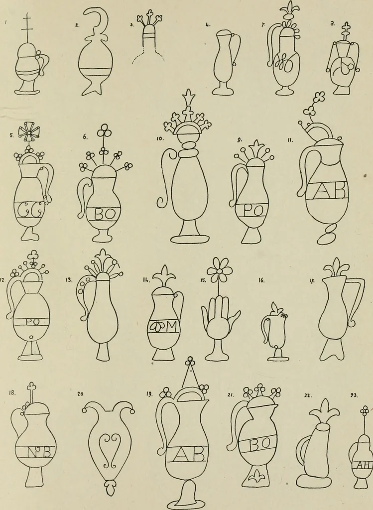 An illustration from Francis Bacon and his secret society. An attempt to collect and unite the lost links of a long and strong chain, 1891, leaf 391